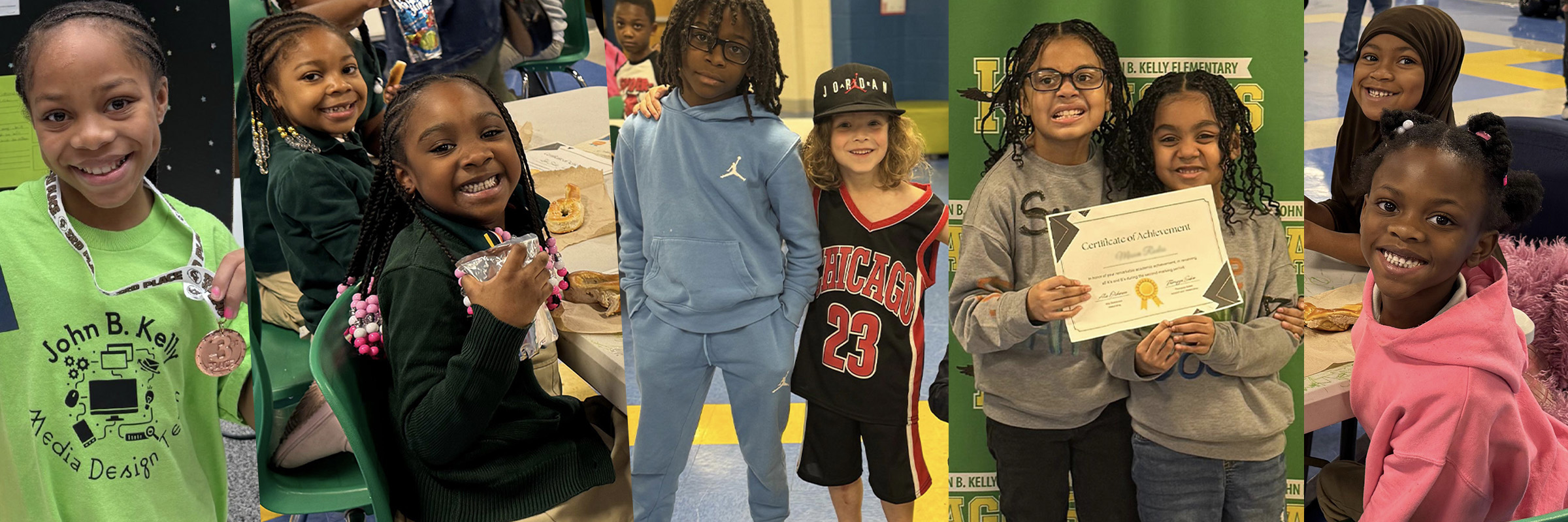 Students at John B. Kelly School.